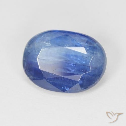 Cianite Blu navy naturale da 4.25 ct, Ovale, SI