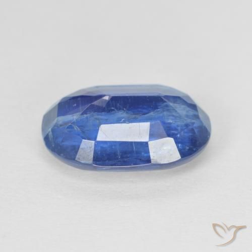 Cianite Blu navy naturale da 4.25 ct, Ovale, SI