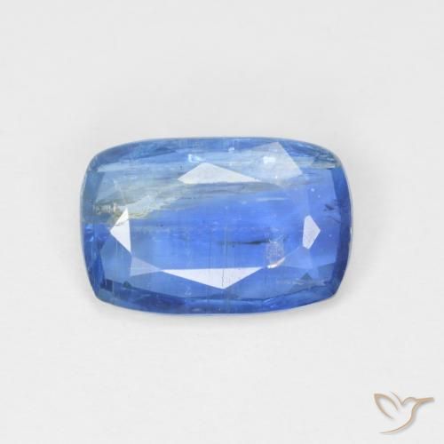 2.46ct Naturale Blu scuro Cianite, Cuscino, SI