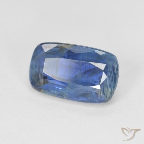 Cianite Blu scuro naturale da 3.07 ct, Cuscino, SI