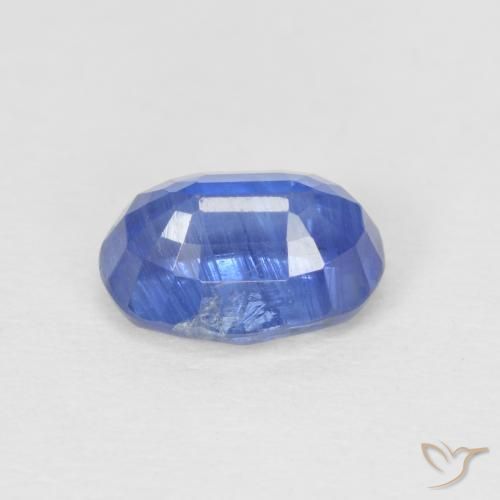 Cianite Blu scuro naturale da 1.23 ct, Ovale, SI