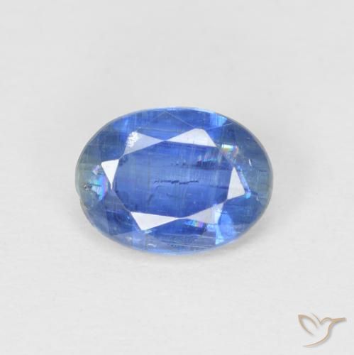 1.00ct Naturale Azzurro Cianite, Ovale, SI