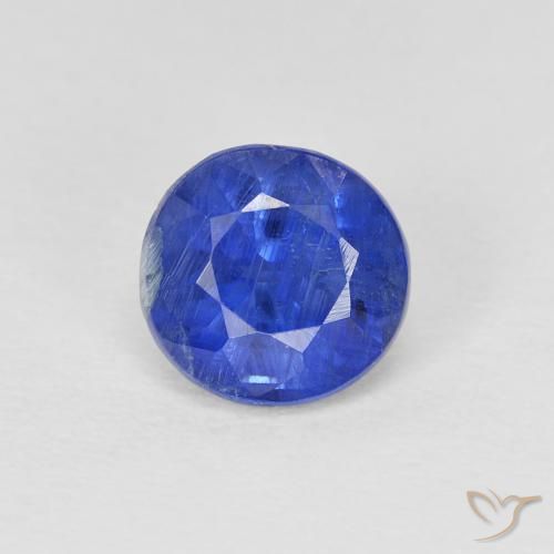 1.18ct Naturale vero blu Cianite, Rotondo, SI