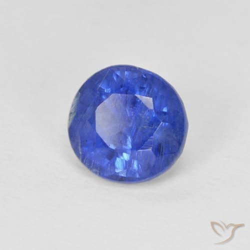 Cianite vero blu naturale da 1.18 ct, Rotondo, SI