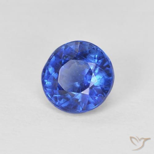 Cianite vero blu naturale da 1.15 ct, Rotondo, SI