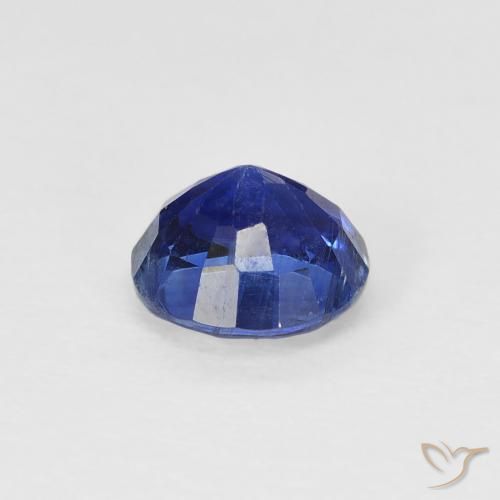 Cianite Blu scuro naturale da 1.03 ct, Rotondo, SI