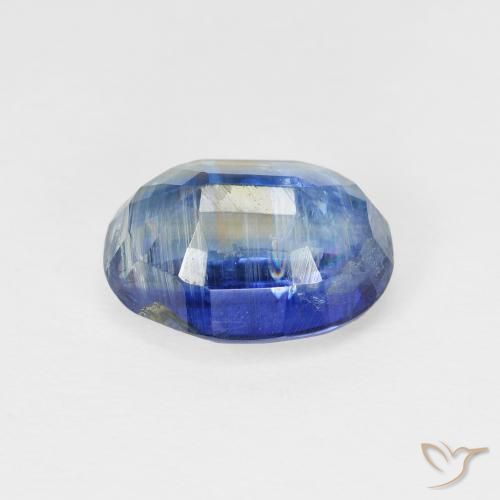 Cianite Blu scuro naturale da 3.98 ct, Ovale, SI