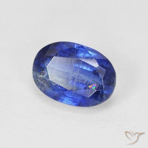 Cianite Blu scuro naturale da 1.17 ct, Ovale, SI