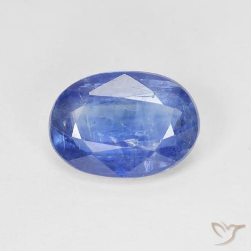 3.51ct Naturale vero blu Cianite, Ovale, SI