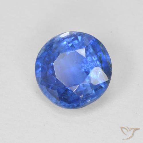 Cianite Azzurro naturale da 0.95 ct, Rotondo, SI
