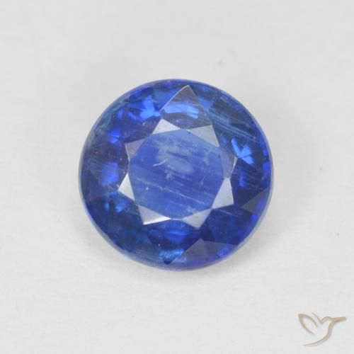 1.03ct Naturale vero blu Cianite, Rotondo, SI