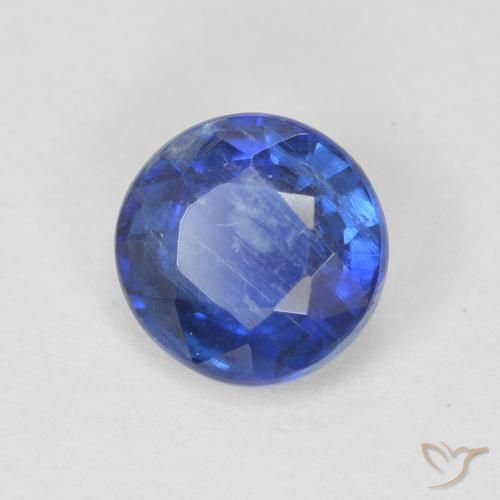 Cianite vero blu naturale da 1.03 ct, Rotondo, SI