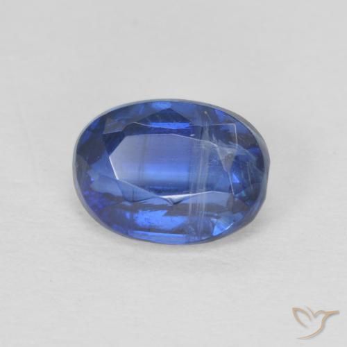Cianite Blu navy naturale da 1.07 ct, Ovale, SI