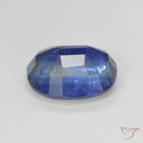 Cianite Blu navy naturale da 3.39 ct, Ovale, SI