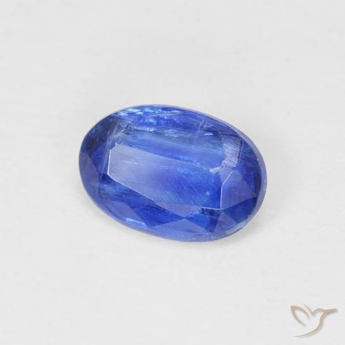 Cianite Blu scuro naturale da 0.92 ct, Ovale, SI