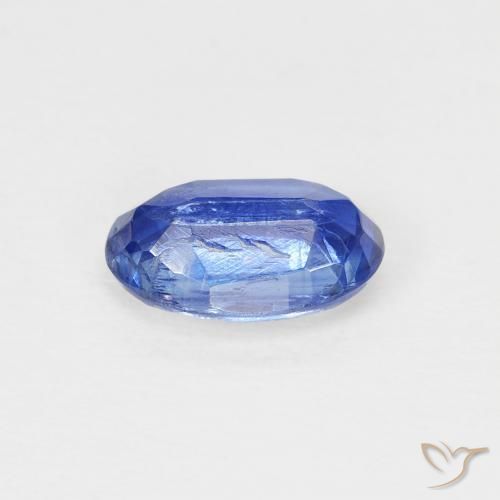 Cianite Blu scuro naturale da 0.92 ct, Ovale, SI