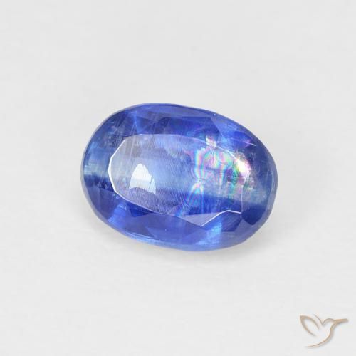 Cianite Blu scuro naturale da 1.21 ct, Ovale, SI