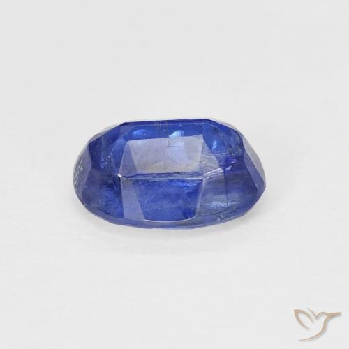 Cianite Blu scuro naturale da 1.21 ct, Ovale, SI