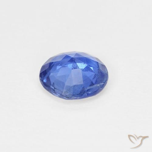 Cianite Blu scuro medio naturale da 0.75 ct, Rotondo, SI