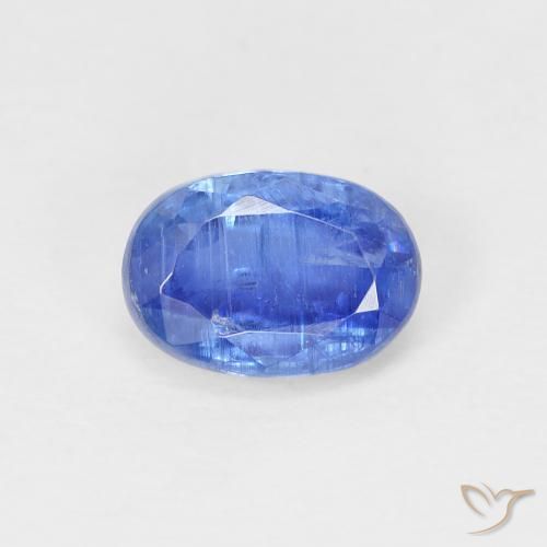 1.12ct Naturale Bambina blu Cianite, Ovale, SI