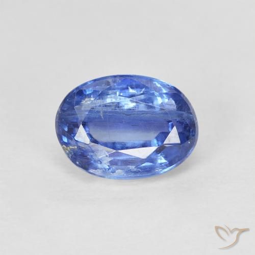 1.38ct Naturale Bambina blu Cianite, Ovale, SI