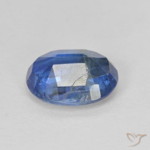 Cianite Blu scuro naturale da 3.01 ct, Ovale, SI