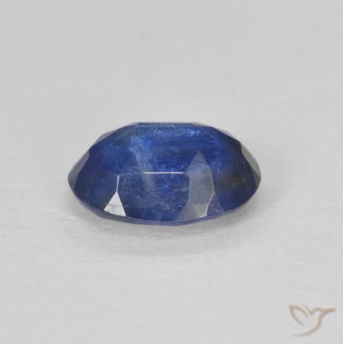 Cianite Blu scuro naturale da 1.02 ct, Ovale, SI
