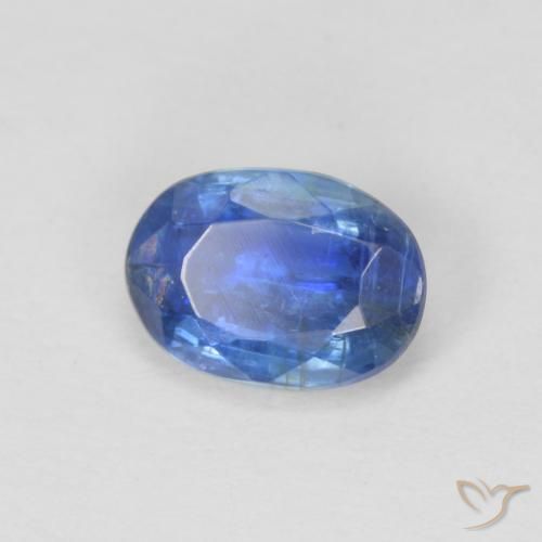Cianite Blu scuro naturale da 1.01 ct, Ovale, SI