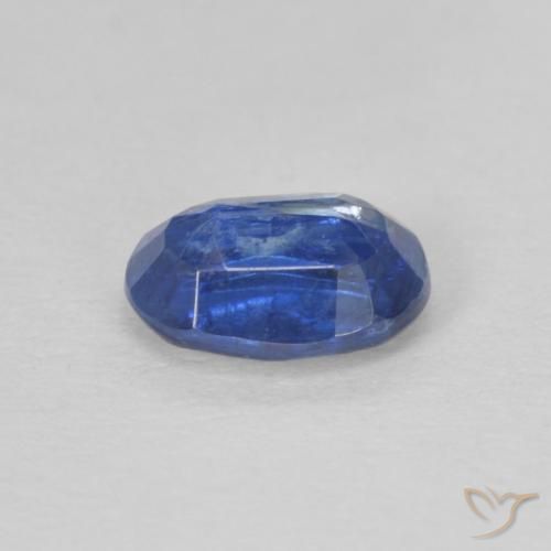 Cianite Blu scuro naturale da 1.01 ct, Ovale, SI