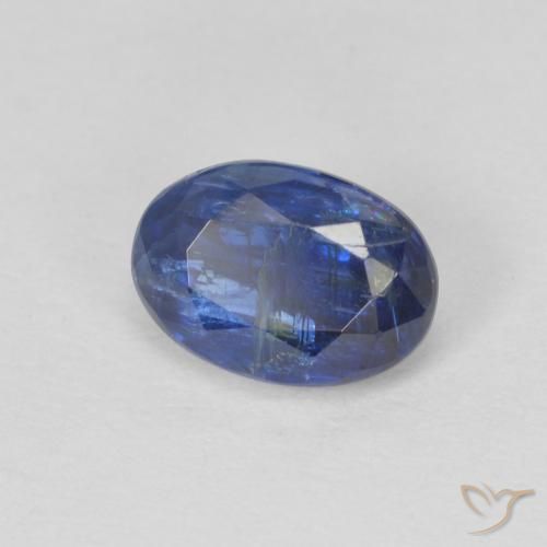 Cianite Blu scuro naturale da 1.21 ct, Ovale, SI