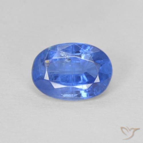 1.08ct Naturale Azzurro Cianite, Ovale, SI