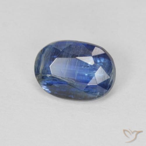 Cianite Blu scuro naturale da 1.05 ct, Ovale, SI