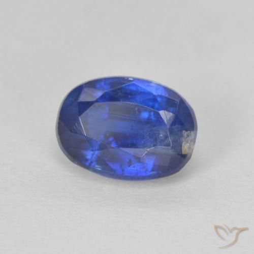 Cianite Blu scuro naturale da 1.30 ct, Ovale, SI
