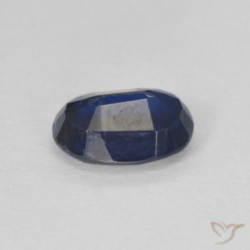 Cianite Blu scuro naturale da 1.02 ct, Ovale, SI