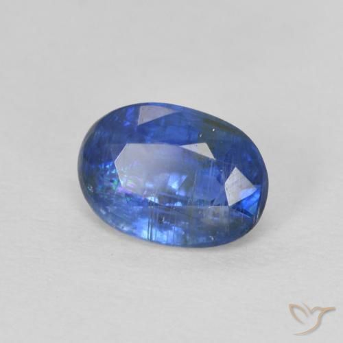 Cianite Blu scuro naturale da 1.07 ct, Ovale, SI