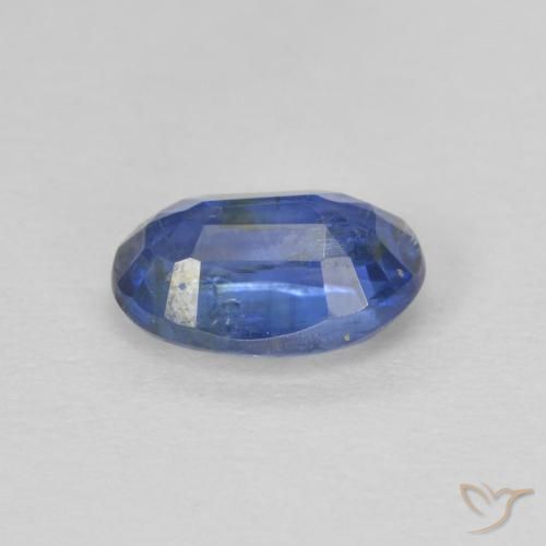 Cianite Blu scuro naturale da 1.07 ct, Ovale, SI