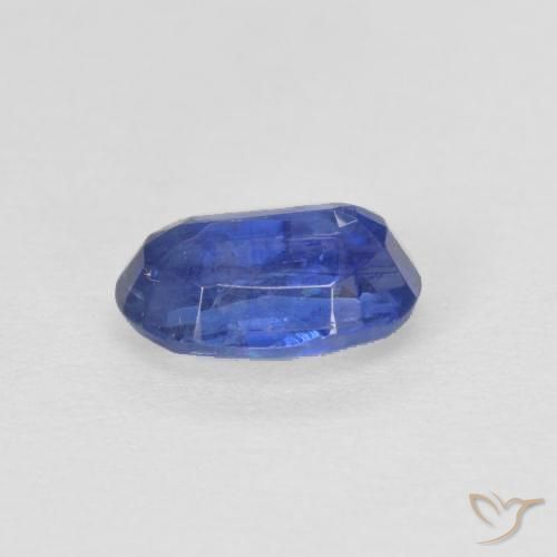 Cianite Blu scuro naturale da 1.02 ct, Ovale, SI