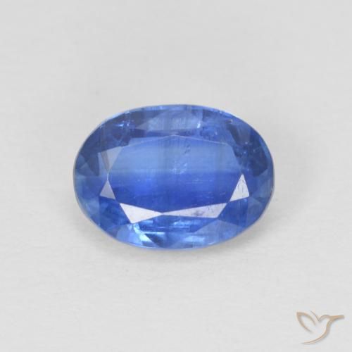 1.11ct Naturale vero blu Cianite, Ovale, SI