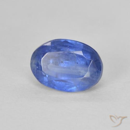 Cianite Blu scuro naturale da 1.17 ct, Ovale, SI
