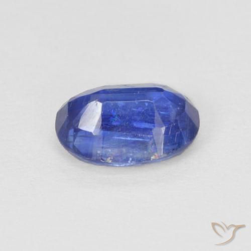 Cianite Blu scuro naturale da 1.12 ct, Ovale, SI