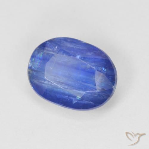 Cianite Blu scuro naturale da 2.84 ct, Ovale, SI