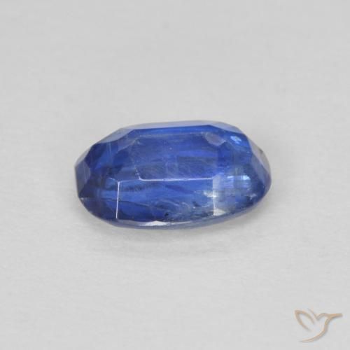 Cianite Blu scuro naturale da 0.91 ct, Ovale, SI