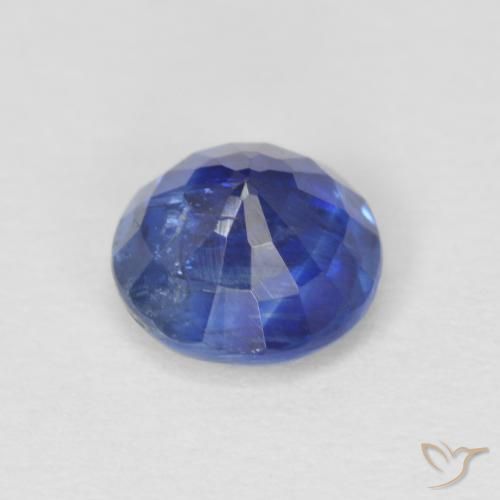 Cianite naturale blu da 1,22 ct, taglio rotondo, SI