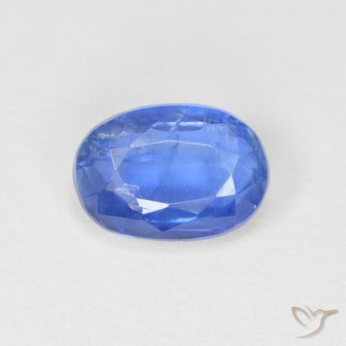 1.10ct Naturale Bambina blu Cianite, Ovale, SI