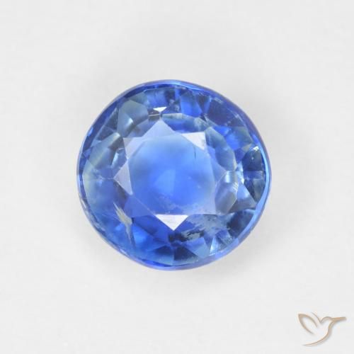 1.04ct Naturale vero blu Cianite, Rotondo, SI