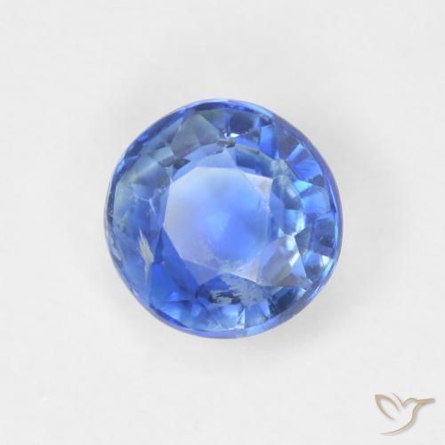 Cianite vero blu naturale da 1.04 ct, Rotondo, SI