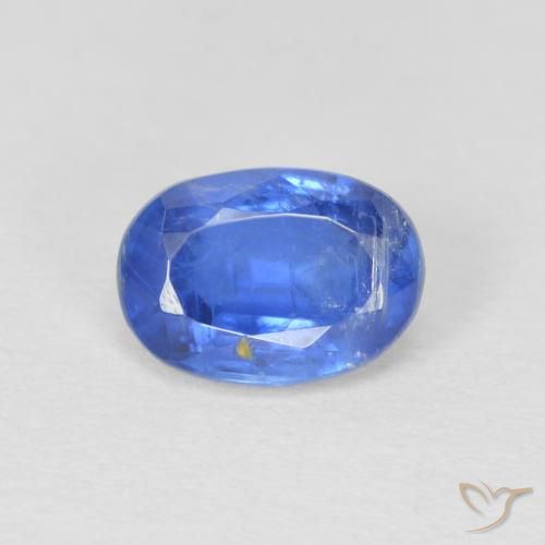 1.02ct Naturale Blu navy medio Cianite, Ovale, SI