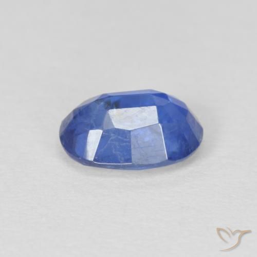 Cianite Blu navy medio naturale da 1.02 ct, Ovale, SI