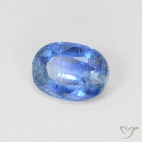 Cianite Blu navy naturale da 0.99 ct, Ovale, SI