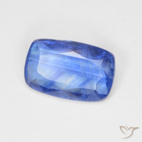 Cianite Blu navy naturale da 3.07 ct, Cuscino, SI